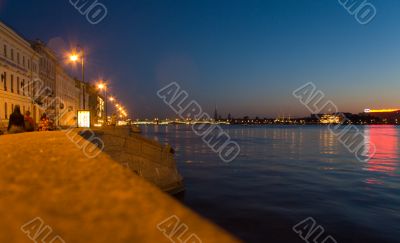 Saint-Petersburg evening
