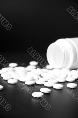 white pills