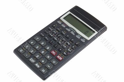 calculator over white