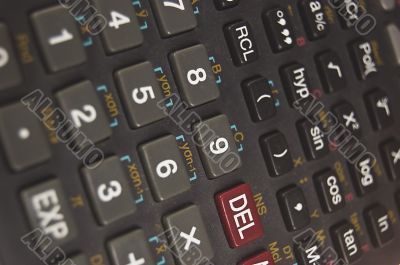 calculator close up