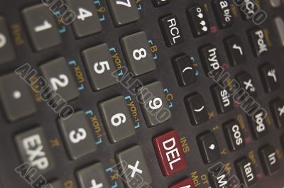 calculator close up