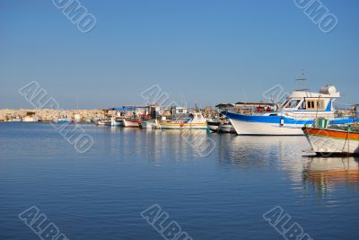 a small fishing village in Larnaca Cyprus