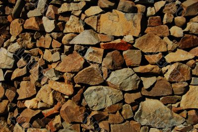 the old wall of ancient settlement of Cyprus