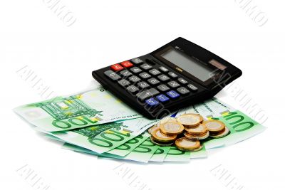 concept of financial success - money in the work.