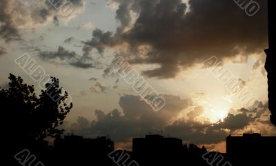sunset sky