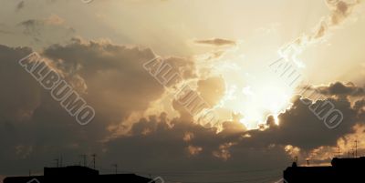 sunset sky