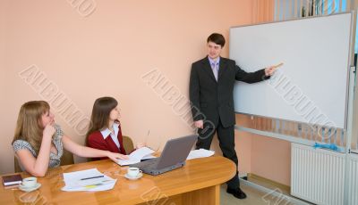 Young man to speak at a meeting
