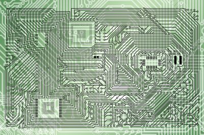 Tech industrial electronic background