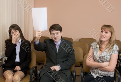 People at conference