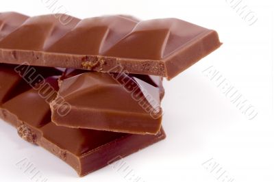 pile of milk chocolate