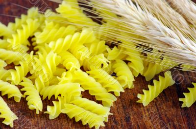 Close up of italian pasta