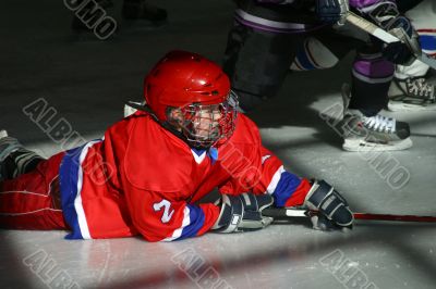 Young hockey players