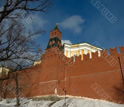 Moscow kremlin. A weapon tower