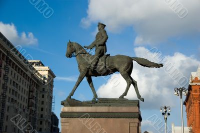 Monument to George Zhukov.