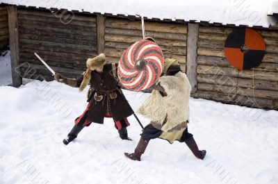 Fighting medieval vikings
