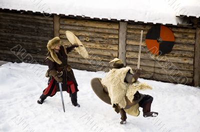 Fighting medieval vikings