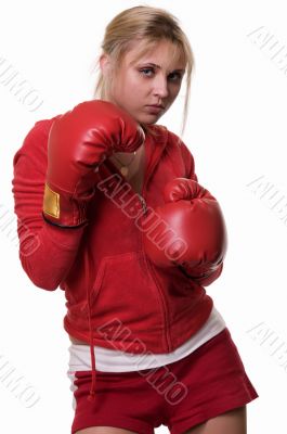 Girl boxer