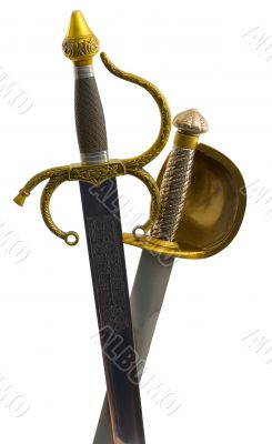 Shaft of saber and sword