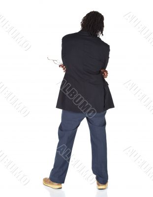 Handsome African businessman