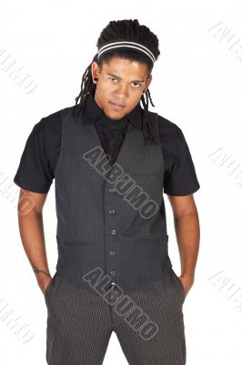 Handsome African businessman