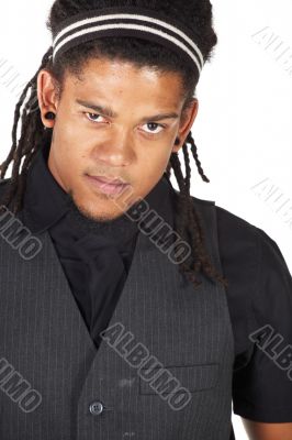 Handsome African businessman