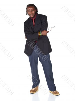 Handsome African businessman