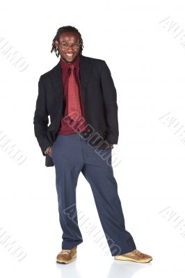 Handsome African businessman