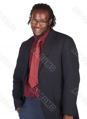Handsome African businessman