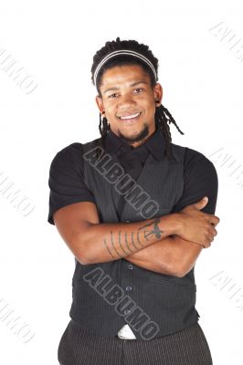 Handsome African businessman