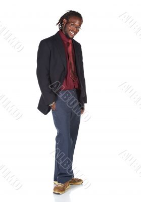 Handsome African businessman