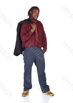Handsome African businessman