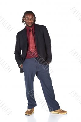Handsome African businessman
