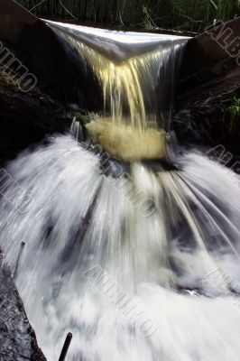 Waterfall in a forest
