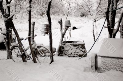 view of winter landscape