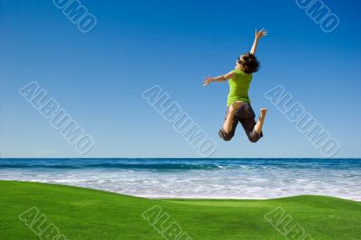woman Jumping