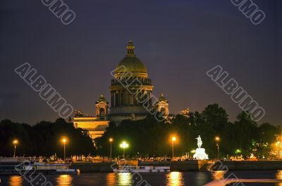 white night in Saint-Petersburg