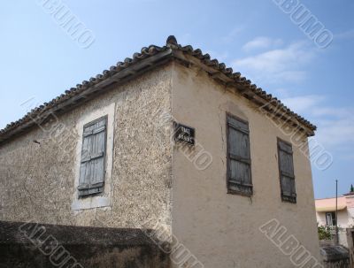 Old house of Aegina island