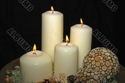 Beautiful advent wreath