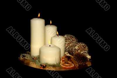 Beautiful advent wreath