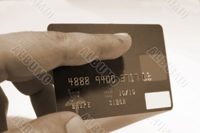 Credit Cards Business sepia