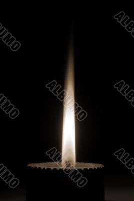Candle Burning sepia