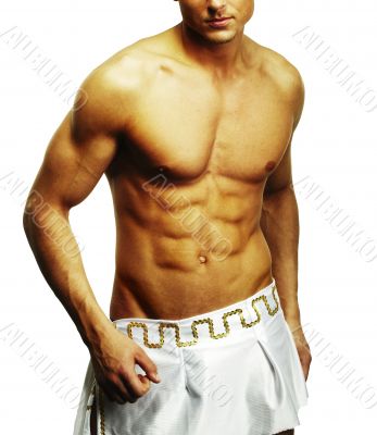 Muscular male torso