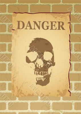 danger poster