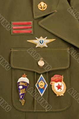 Russian military badges