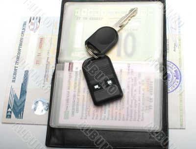 Documents on the car
