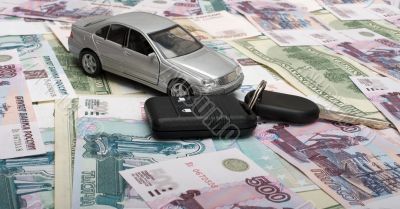 toy car and car keys