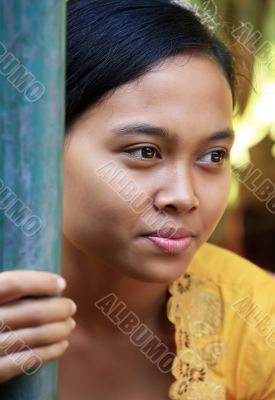 Portrait young woman
