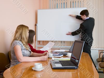 Young man to speak at a meeting