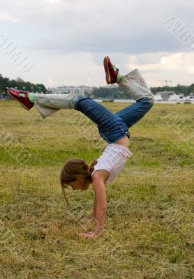 Young gymnast