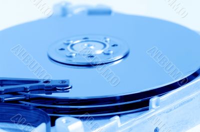 detail of hard disk drive